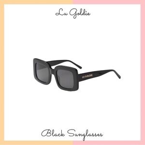 Lu Goldie Black MIA Sunglasses